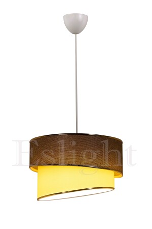 Wind Modern Single Pendelleuchte Kronleuchter Hellbraun Eak01 ES-RZGS2 - 8