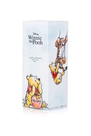 Winnie The Pooh Baskılı Bardak Kapaklı Cam Sürahi 700 Ml SHG-LCWHOME1249 - 7