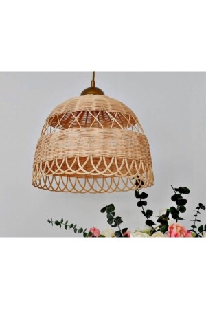 Wohnzimmer Küche Spezielles Design Rattan-Kronleuchter (inklusive Halterung) RATTANAVIZE2023005 - 3