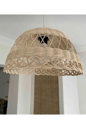 Wohnzimmer Küche Spezielles Design Rattan-Kronleuchter (PRÜFUNG INKLUSIVE) RATTANAVIZEAF2023002 - 1