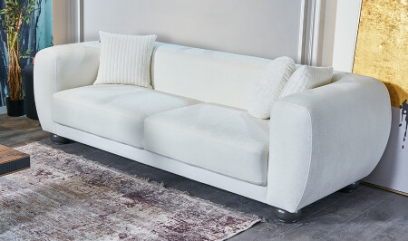 Wolga-Sofa – gebrochenes Weiß - 1