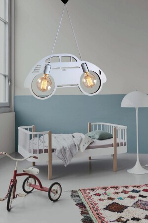 Woswos Kronleuchter Pendelleuchte Modern Rustikal Luxus Dekorative Retro Lampe Kinderzimmer Kronleuchter UTSRM00000031 - 6