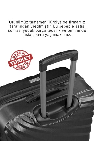 Wx-300 Siyah Büyük Boy Valiz - 8