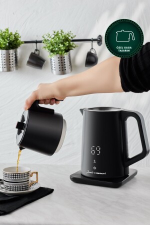 X Homend Royaltea Cooltouch 1792h Siyah Çift Duvarlı Paslanmaz Çelik Çay Makinesi Wifi Ile Kontrol - 7