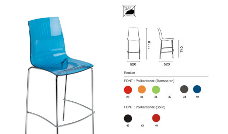 X-Treme Bsl Bar Sandalyesi 2 Adet - 5