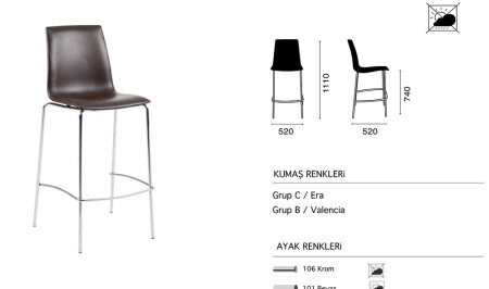 X-Treme Bsld Bar Sandalyesi 2 Adet - 6