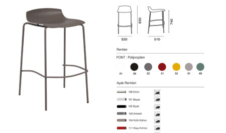 X-Treme Bss Pro Barstuhl 2 Stück - 6