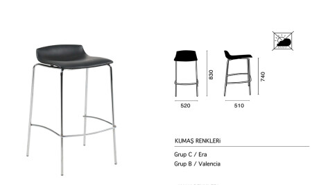 X-Treme Bssd Bar Sandalyesi 2 Adet - 6