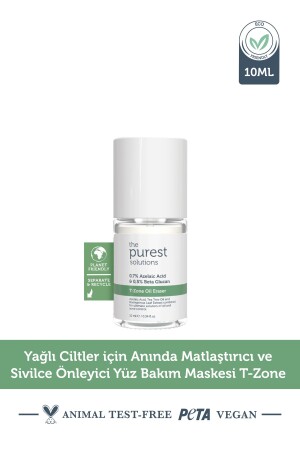 Yağlı Ciltler Için Anında Matlaştırıcı Ve Sivilce Önleyici Yüz Bakım Maskesi T-zone 10 Ml - 3