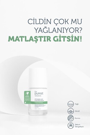 Yağlı Ciltler Için Anında Matlaştırıcı Ve Sivilce Önleyici Yüz Bakım Maskesi T-zone 10 Ml - 4