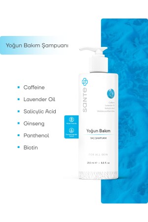 Yağlı Saçlar Için Kepeğe Karşı Yoğun Bakım Şampuanı 250 ml (EGZAMA- SEDEF) - 4