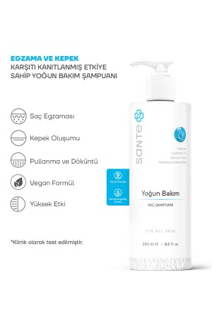 Yağlı Saçlar Için Kepeğe Karşı Yoğun Bakım Şampuanı 250 ml (EGZAMA- SEDEF) - 5