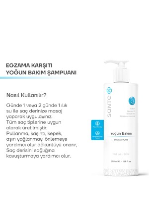 Yağlı Saçlar Için Kepeğe Karşı Yoğun Bakım Şampuanı 250 ml (EGZAMA- SEDEF) - 6