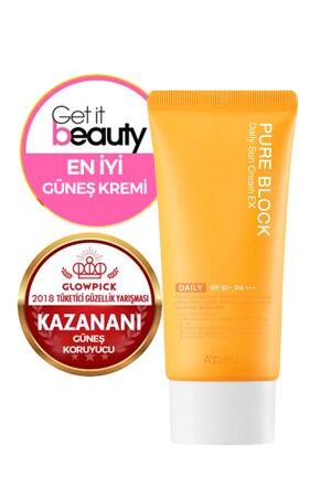 Yapışkan His Bırakmayan Güneş Koruyucu 50ml Apıeu Pure Block Daily Sun Cream Ex Spf45-pa - 1