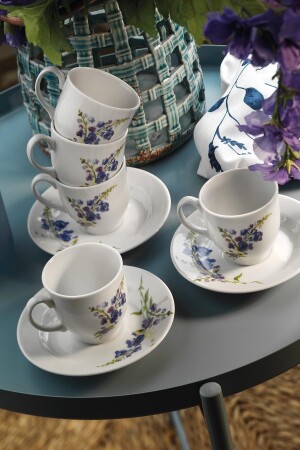 Yasemin 12-teiliges Kaffeetassen-Set für 6 Personen 10886 YS12KT1110886 - 2