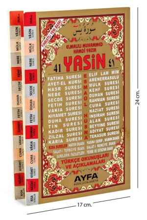 Yasin-Buch, mittlere Größe, 128 Seiten mit Index, Ayfa-Verlag, Mevlid-Geschenk - 2