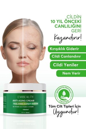 Yaşlanma Karşıtı Ve Kırışıklık Giderici Krem 50 ml yslndmra - 2