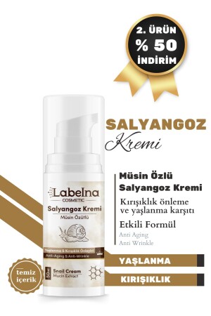 Yaşlanma Karşıtı ve Kırışıklık Önleyici Salyangoz Kremi 50 ml TYCAOSUL6N168760686561362 - 2