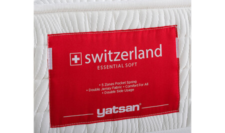 Yatsan Switzerland Essential Soft Çift Taraflı Yatak - 6