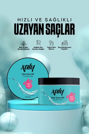 Yavaş Uzayan Saçlara Özel Saç Bakım Yağı 250 ml - 3