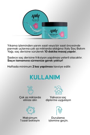 Yavaş Uzayan Saçlara Özel Saç Bakım Yağı 250 ml - 5