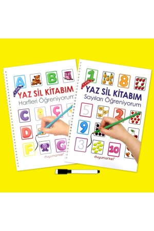 Yaz Sil Kitabım Harfler - Sayılar Seti DM17186 - 2