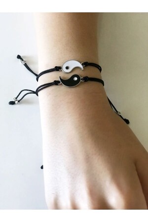 Ying Yang Geschenk Paar Armband Liebhaber Armband 2 Stück - 5