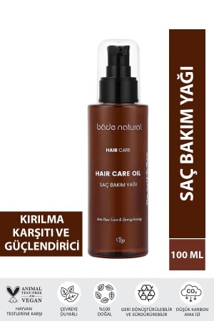 Yıpranmış Saçlara Özel Güçlendirici Ve Besleyici %100 Doğal Saç Bakım Yağı 100 ml - 1