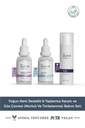 Yoğun Nem Destekli Anti Aging Etkili ve Göz Çevresi Aydınlatma Etkili Bakım Seti - 2