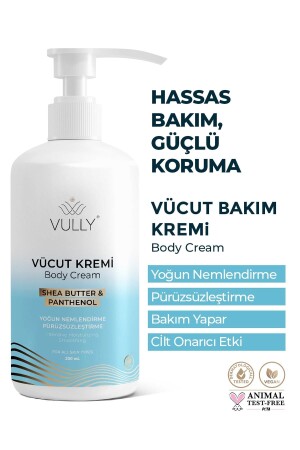 Yoğun Nemlendirici Pürüzsüzleştirici Kuru Ve Hassas Ciltler Için El Yüz Ve Vücut Kremi Panthenol -Shea Butter Face & Body Cream - 2