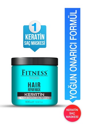 Yoğun Onarıcı Keratin Saç Bakım Maskesi 500 ml - 1