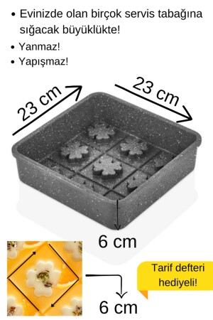 Yonca Granitguss-Kuchenform Anthrazitgrau MFPKK 30051577 - 4