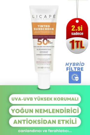 Yüksek Koruma Tinted ( Kapatıcı ) 50 Spf Güneş Kremi - 2