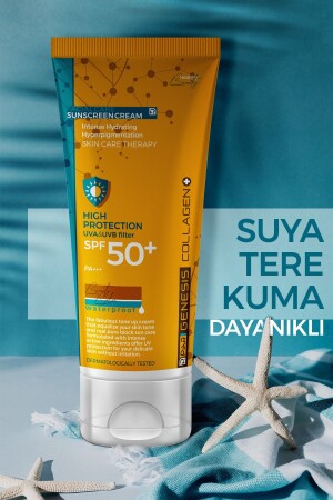 Yüksek Korumalı Kolajen Leke Karşıtı Ton Eşitleyici Spf 50 Renkli Yüz Güneş Kremi 75 ml - 7