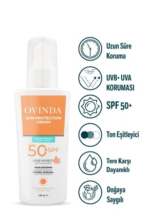 Yüksek Korumalı Leke Karşıtı Ve Cilt Tonu Eşitleyici Spf 50 Renkli Tinted Güneş Kremi 100 ml - 4