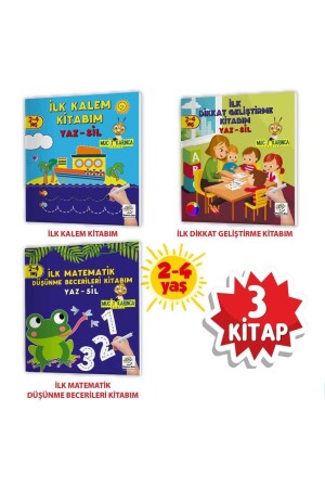 Yükselen Zeka Mucit Karınca 1. Seri (2-4 YAŞ) Yaz-sil Kitaplar MP34583 - 2