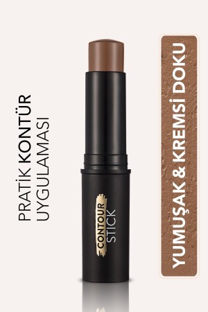 Yumuşak Dokulu Stik Kontür (KOYU TON) - Stick Contour - 003 Medıum Deep - 8690604554874 - 3