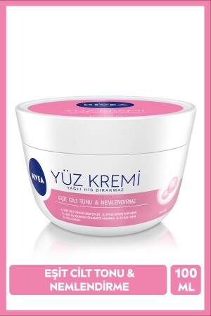 Yüz Kremi 100 Ml- Eşit Cilt Tonu-24 Saat Nemlendirici Yüz Kremi - 2