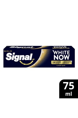 Zahnpasta White Now Gold Instant 3 Schichten Weißheit 75 ml - 1