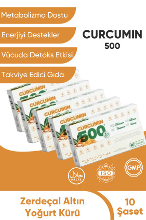 Zayıflama & Metabolizma Hızlandırmaya Yardımcı-yağ Yakıcı Curcumin 500 Detox- 5 Kutu N-413810 - 4