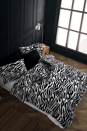 Zebra 100 % Baumwolle Ranforce King Size Bettbezug-Set 240 x 220 CTNTZE24 - 3