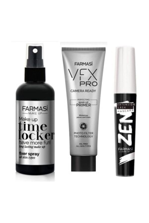 Zen Mascara 8 ml Makeup Fixer 115 ml und Vfx Pro Makeup Base 25 ml - 1