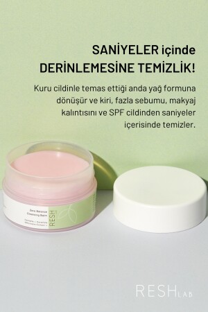 Zero Balance Cleansing Balm 100ml - Vegan Yağ Bazlı Yüz Temizleyici & Makyaj Temizleyici reshlab01 - 6