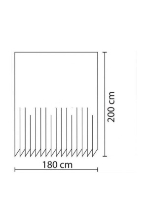 Zethome Tropik Tree Banyo Duş Perdesi Tek Kanat 1x180x200 BAPTROTRESTT - 6