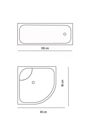 Zethome Tropik USA Banyo Duş Perdesi Tek Kanat 1x180x200 BAPTROUSASTT - 5