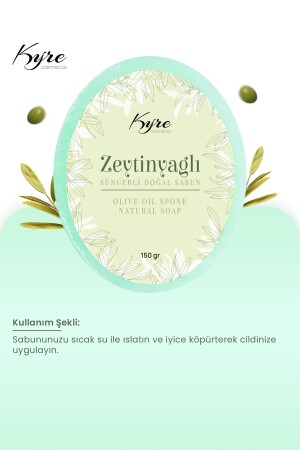 Zeytinyağlı Süngerli Doğal Sabun - 5