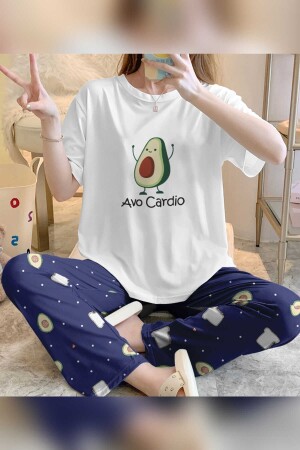 Zezeyle Avocado Kısa Kollu Pijama Takımı 2159 - 1