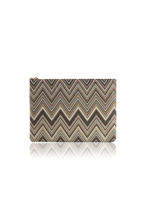 Zigzag Clutch Çanta - 2