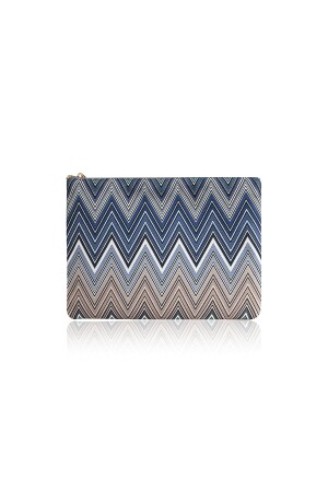 Zigzag Clutch Çanta - 2