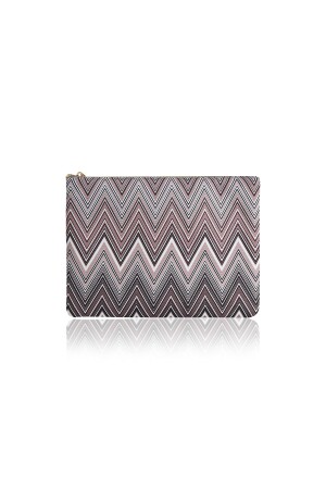 Zigzag Clutch Çanta - 1